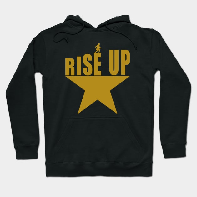 Rise Up Hamilton Star Hoodie by Bigfinz